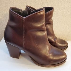 Thursday Boot Co. Uptown Leather Heel Ankle Boots